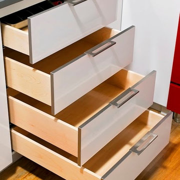 Cabinet refacing and accessorizing