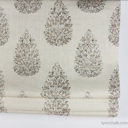 Custom Window Treatments by Lynn Chalk - Roman Shades