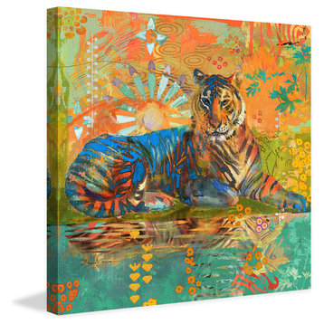 "South China Tiger" Painting Print on Canvas by Evelia