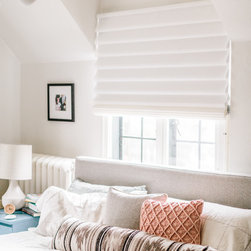 Hunter Douglas Vignette Roman Shades Featured in Wit & Delight - Roman Shades