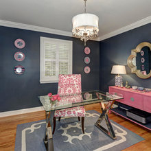 Pink & Navy Office