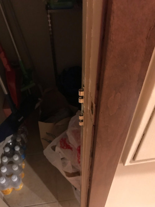 Contractor Built Door Not Flush,