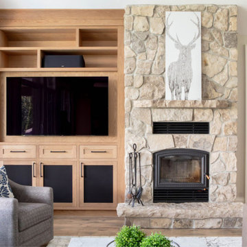 Sleek Sanctuary: A White Oak Fusion of Style and Substance