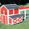 Red Barn with Roof Top Planter