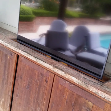 Outdoor TV Lift Up