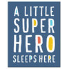 Little Super Hero 16x20 Canvas Wall Art