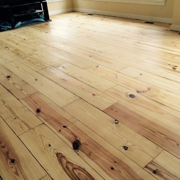 Refinishing wide plank pine floors