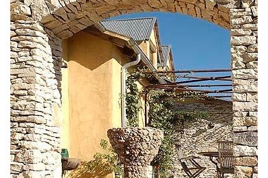 Entryway - mediterranean entryway idea in Denver