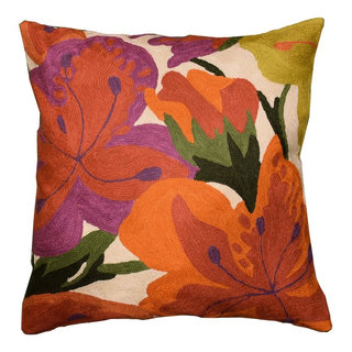 Sankara Silk Throw Pillows 18x18