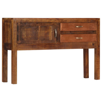 vidaXL Sideboard Storage Console Table Sideboard with Drawers Solid Wood Mango