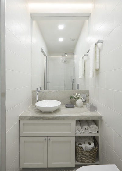 Midcentury Bathroom by Black and Milk | Interior Design | London