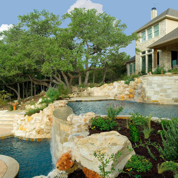 Cordillera Ranch Vanishing Edge Pool/Spa/Outdoor Living/Landscape