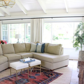 Casual Eclectic Family Room