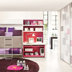 Lollisoft children's bed wall unit - Kids Beds