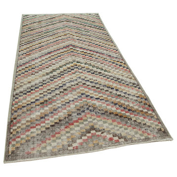 Rug N Carpet - Handwoven Anatolian 4' 6'' x 9' 1'' One-of-a-Kind Vintage Rug