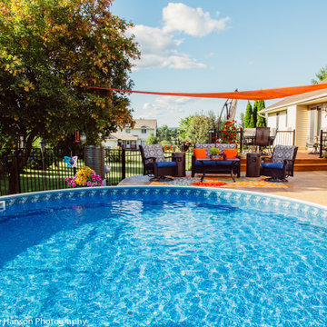 Hammond, WI Semi-In Ground Pool