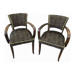 Leopard 1940s Arm Chairs - Armchairs And Accent Chairs