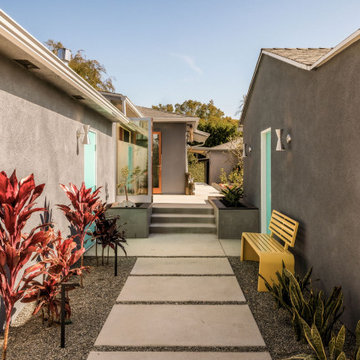 Tropical Modernism - ADU, Backyard remodel and an Addition in Burbank