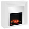 Ferriby Mirrored Electric Fireplace
