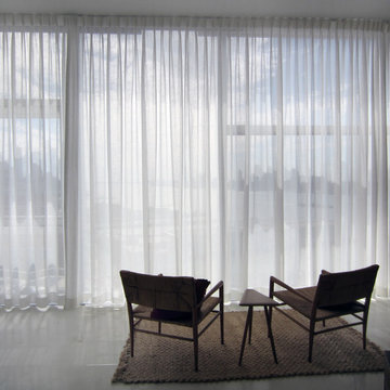 Luxury Penthouse sheers and shades