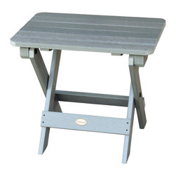 Highwood USA - Highwood USA Outdoor Adirondack End Table - Outdoor Side Tables
