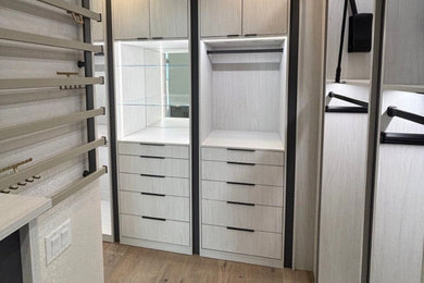 Example of a minimalist closet design in Las Vegas