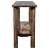 Homestead Chairside Table, Stain & Lacquer Finish
