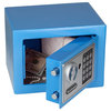 Digital Steel Security Safe For Valuables by Stalwart, Blue