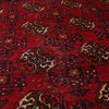 3'10''x7'3'' Hand Knotted Wool hamadan Oriental Area Rug Red, Charcoal