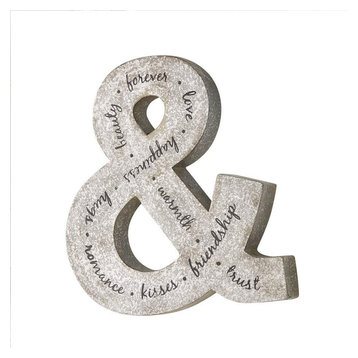 Galvanized Wall Ampersand for Home Decoration