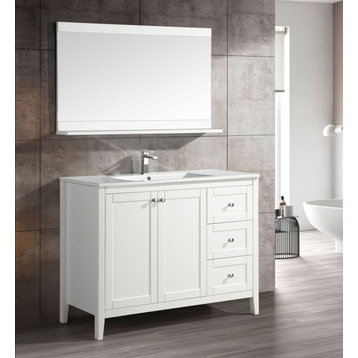 Swiss Madison SM-BV414 Cannes 48" - Glossy White