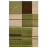 Contemporary Green Rug, 5'x8' Dimensions ND22 by Nourison Rugs