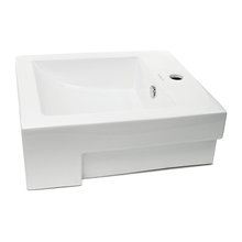 20-C semi recessed sinks