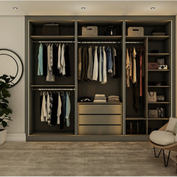 Granite Shaker Style Wardrobe