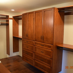 Stained Cherry Master Closet - Products