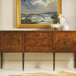 MH -Concave Walnut Inlay Buffet - Products