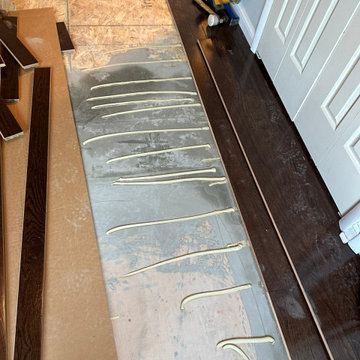 Installation: Hardwood floors & steps