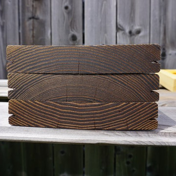 Thermally Modified Ash end grain with Cutek Extreme