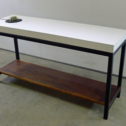Succulent concrete table - Coffee Tables