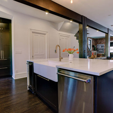 Renovated 1890's home with The Cabinet Face DIY Paint Grade Shaker