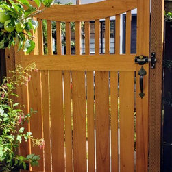 Spanish Cedar Gate - Home Fencing And Gates