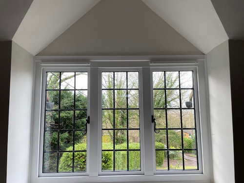 Curtain track advice for tricky window | Houzz UK