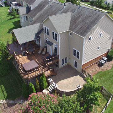 Fiberon Horizon Ipe Covered Porch and Deck