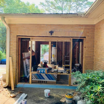 Repeat customer garage turned into living space (waiting for complete after)