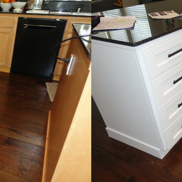 Santa Cruz reface with White Shaker doors