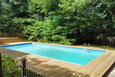 Inspiration for a pool remodel in New York