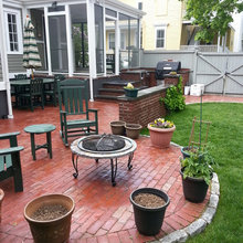 outdoor built in BBQ