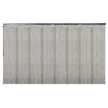 Arias 8-Panel Track Extendable Vertical Blinds 130-175"W