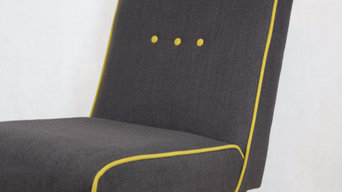Mid-Century Style Grey Chair