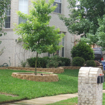 Flower Bed Edging and Sod Installation